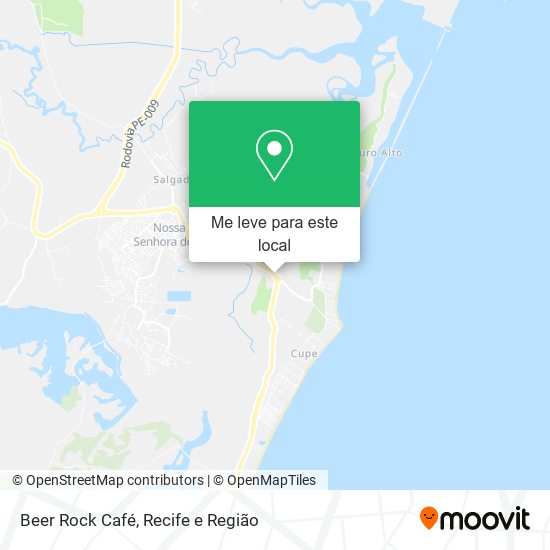 Beer Rock Café mapa
