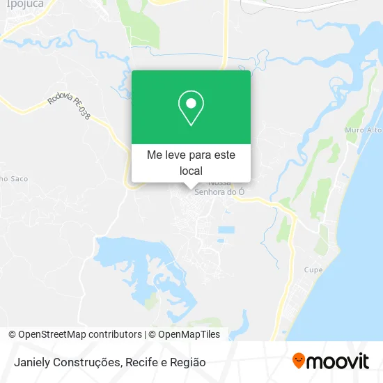Janiely Construções mapa
