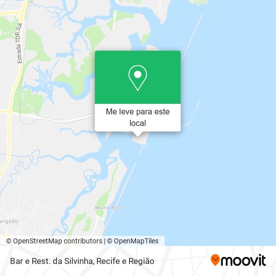 Bar e Rest. da Silvinha mapa