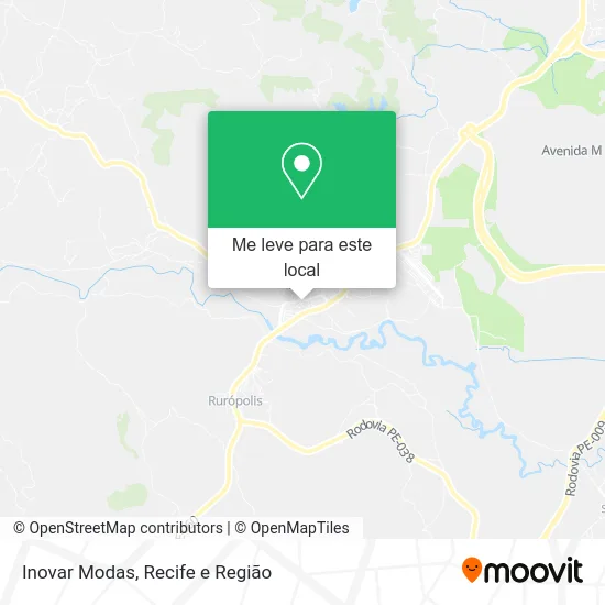 Inovar Modas mapa
