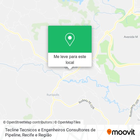 Tecline Tecnicos e Engenheiros Consultores de Pipeline mapa