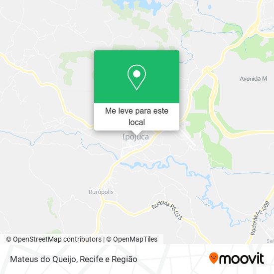 Mateus do Queijo mapa