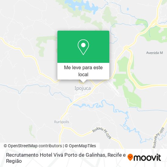 Recrutamento Hotel Vivá Porto de Galinhas mapa