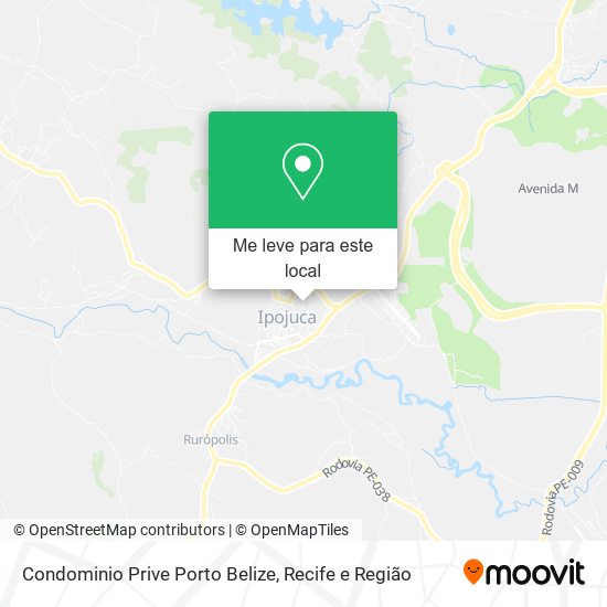 Condominio Prive Porto Belize mapa
