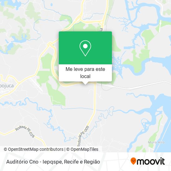 Auditório Cno - Iepqspe mapa
