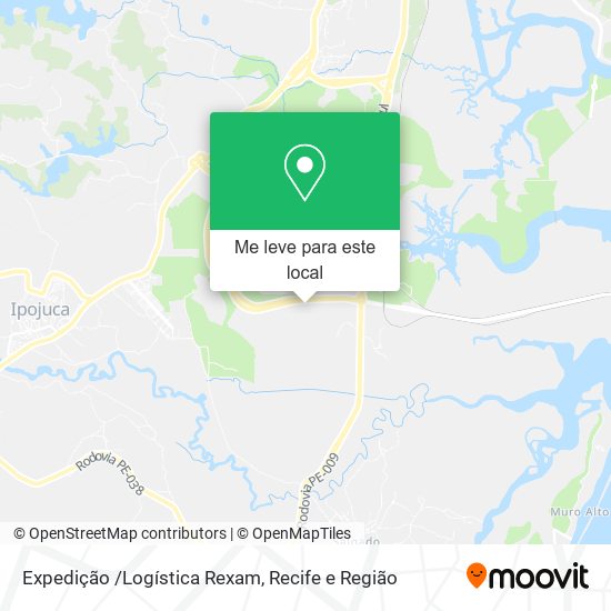 Expedição /Logística Rexam mapa