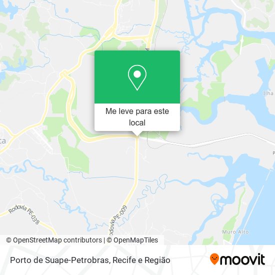 Porto de Suape-Petrobras mapa