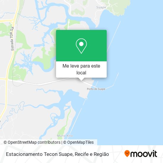 Estacionamento Tecon Suape mapa