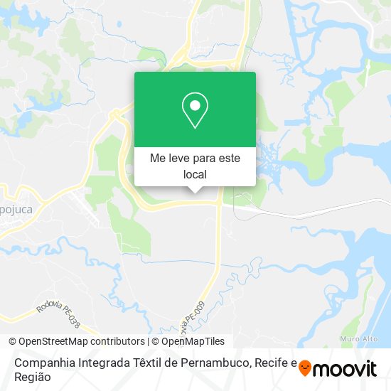 Companhia Integrada Têxtil de Pernambuco mapa