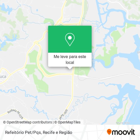 Refeitório Pet/Pqs mapa