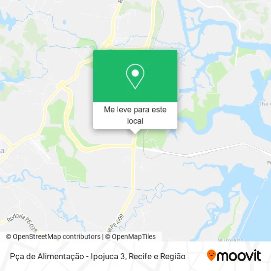 Pça de Alimentação - Ipojuca 3 mapa
