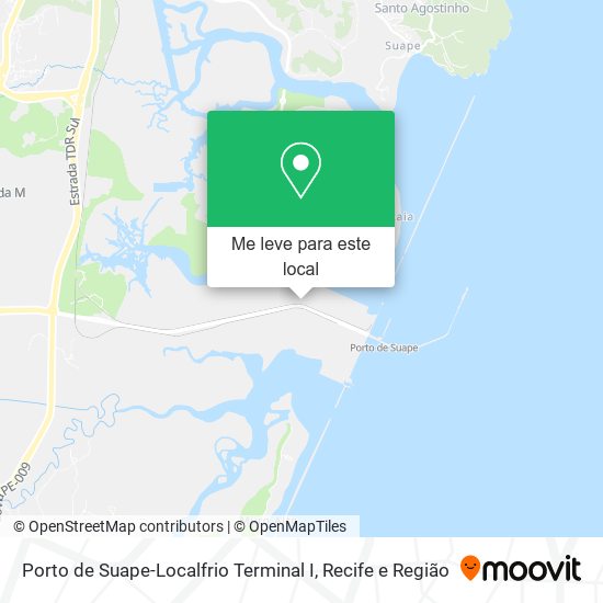 Porto de Suape-Localfrio Terminal I mapa