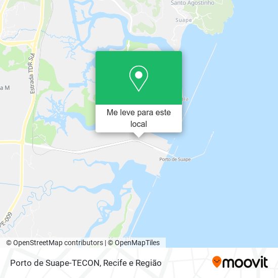 Porto de Suape-TECON mapa
