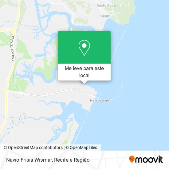 Navio Frisia Wismar mapa
