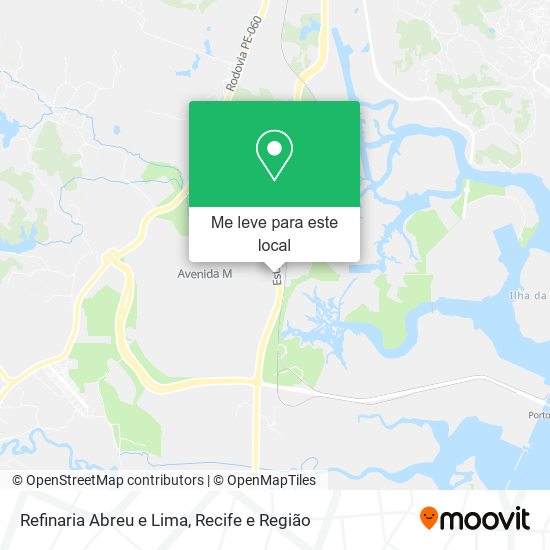 Refinaria Abreu e Lima mapa