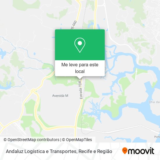 Andaluz Logística e Transportes mapa
