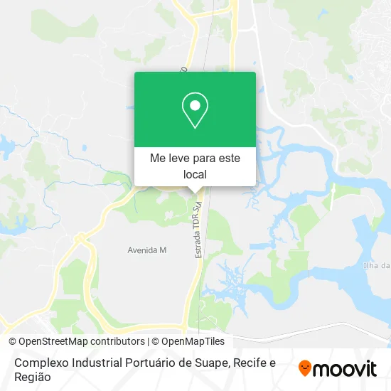 Complexo Industrial Portuário de Suape mapa