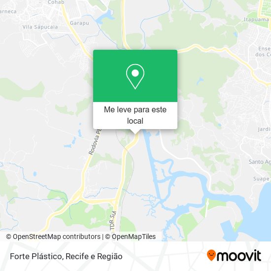 Forte Plástico mapa