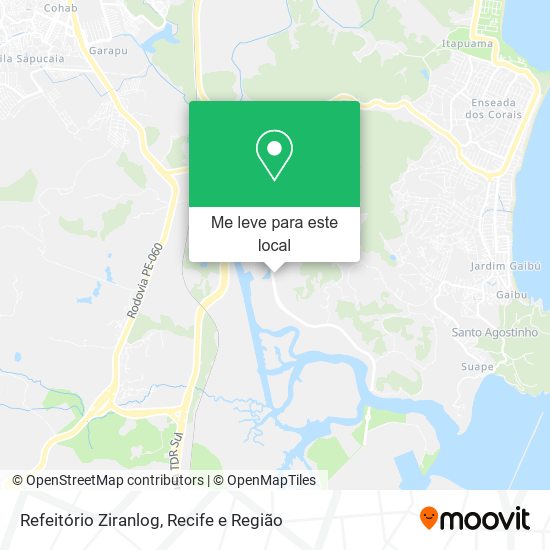 Refeitório Ziranlog mapa