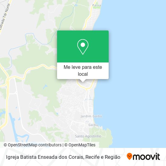 Igreja Batista Enseada dos Corais mapa