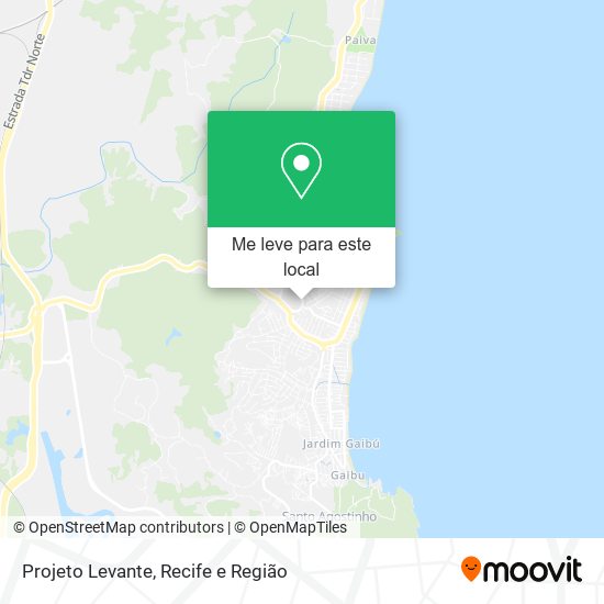 Projeto Levante mapa