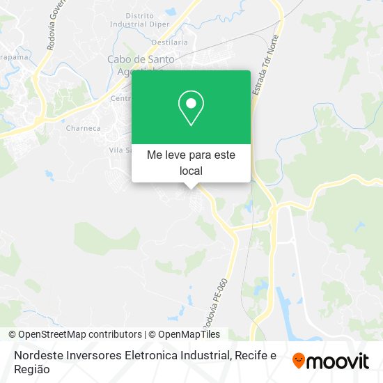 Nordeste Inversores Eletronica Industrial mapa