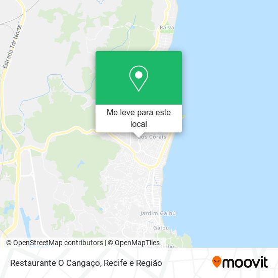Restaurante O Cangaço mapa
