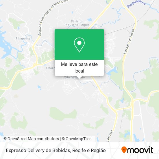 Expresso Delivery de Bebidas mapa
