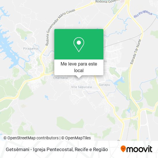 Getsêmani - Igreja Pentecostal mapa
