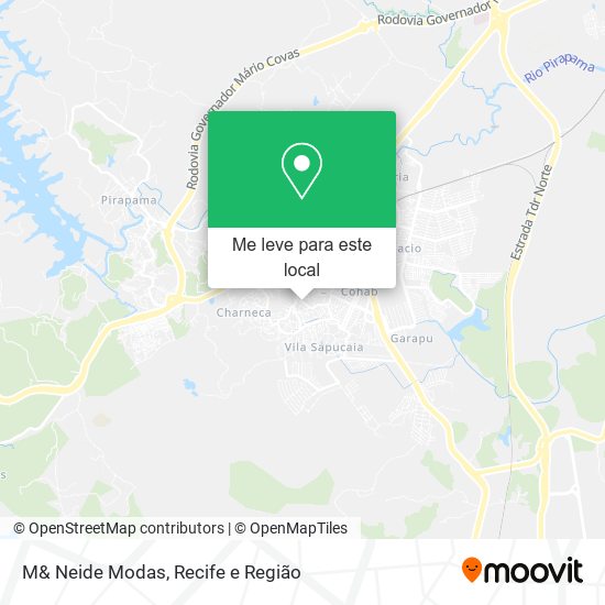 M& Neide Modas mapa