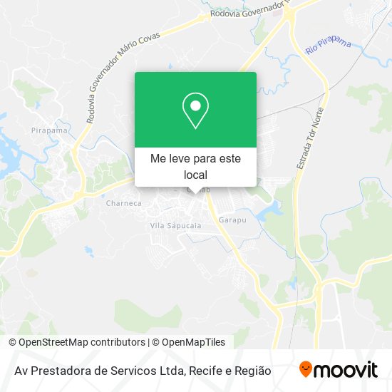 Av Prestadora de Servicos Ltda mapa