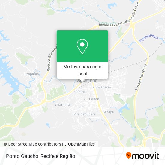 Ponto Gaucho mapa