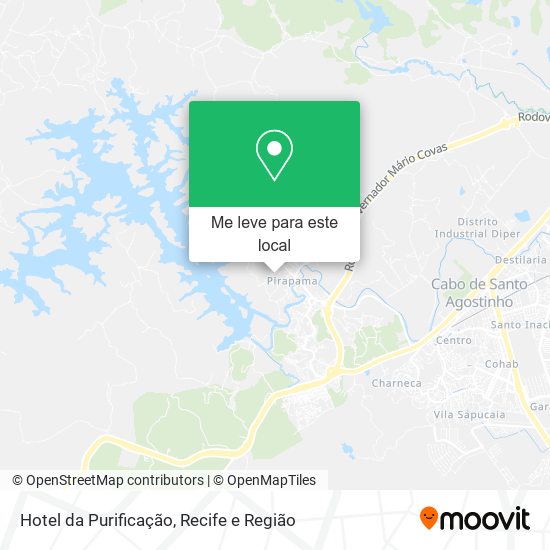 Hotel da Purificação mapa