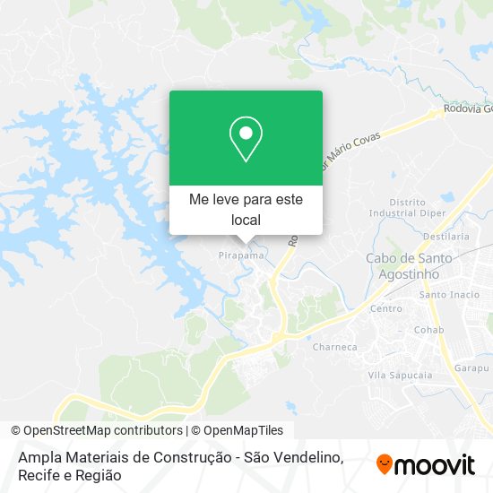 Ampla Materiais de Construção - São Vendelino mapa