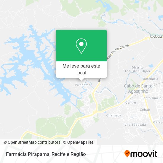 Farmácia Pirapama mapa