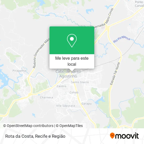 Rota da Costa mapa