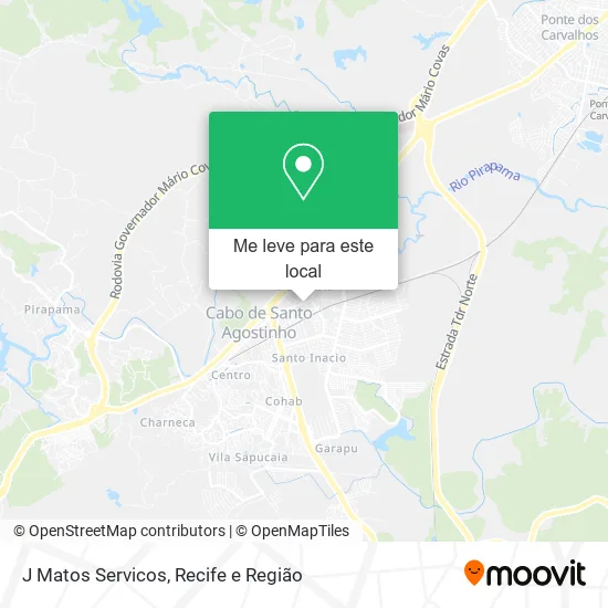 J Matos Servicos mapa