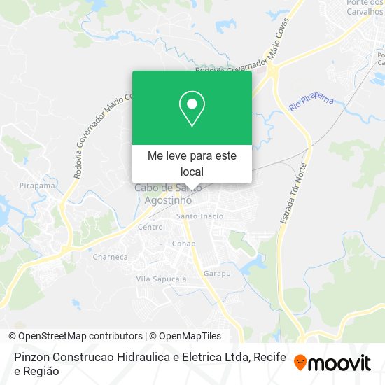 Pinzon Construcao Hidraulica e Eletrica Ltda mapa