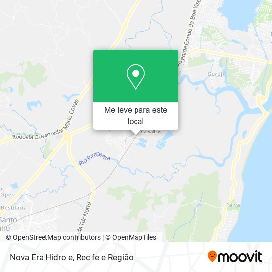 Nova Era Hidro e mapa