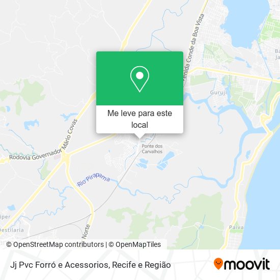 Jj Pvc Forró e Acessorios mapa