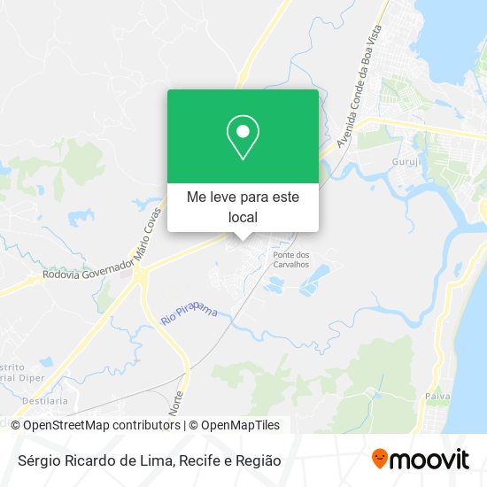 Sérgio Ricardo de Lima mapa