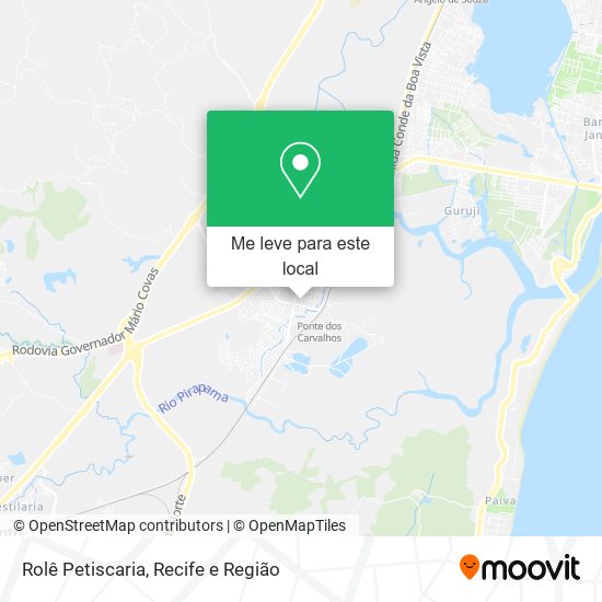 Rolê Petiscaria mapa