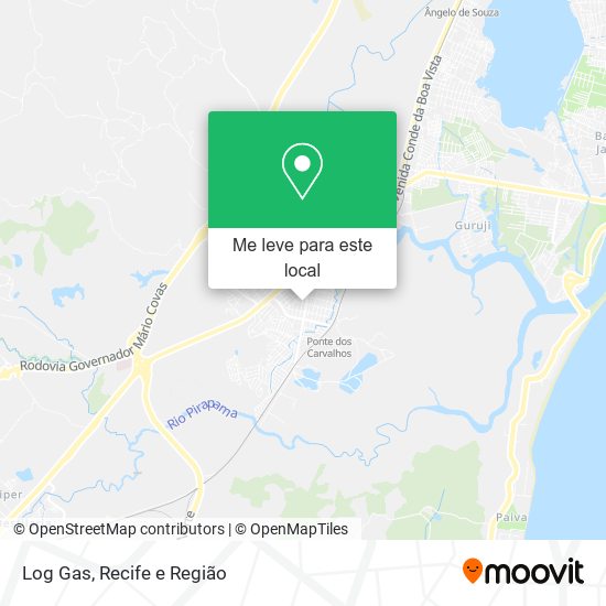 Log Gas mapa