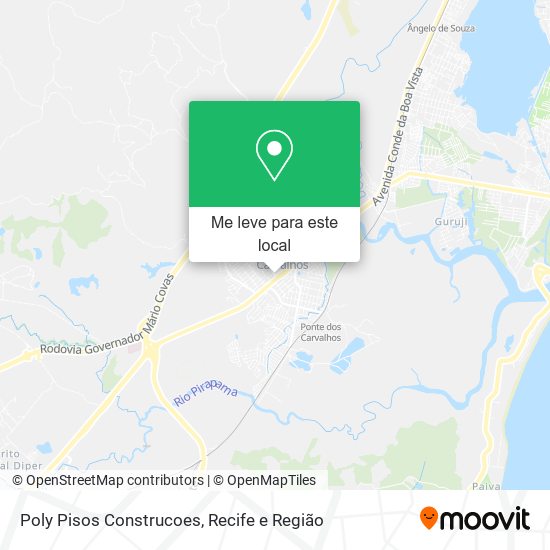 Poly Pisos Construcoes mapa