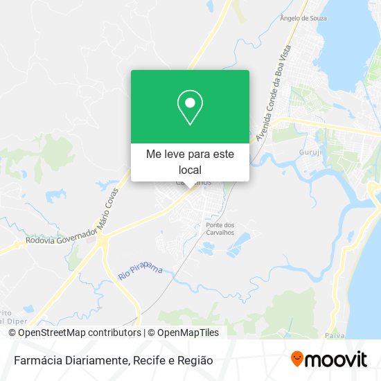 Farmácia Diariamente mapa