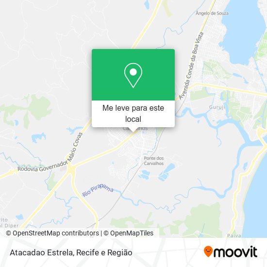 Atacadao Estrela mapa