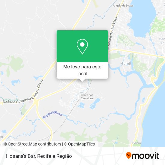 Hosana's Bar mapa