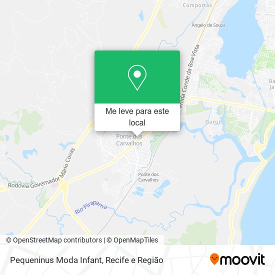 Pequeninus Moda Infant mapa