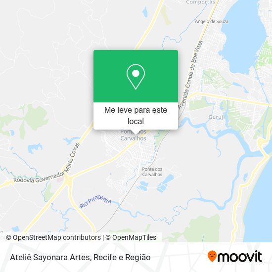 Ateliê Sayonara Artes mapa