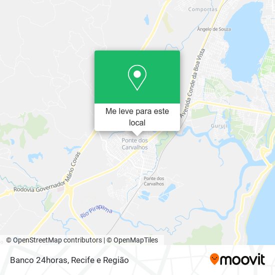 Banco 24horas mapa